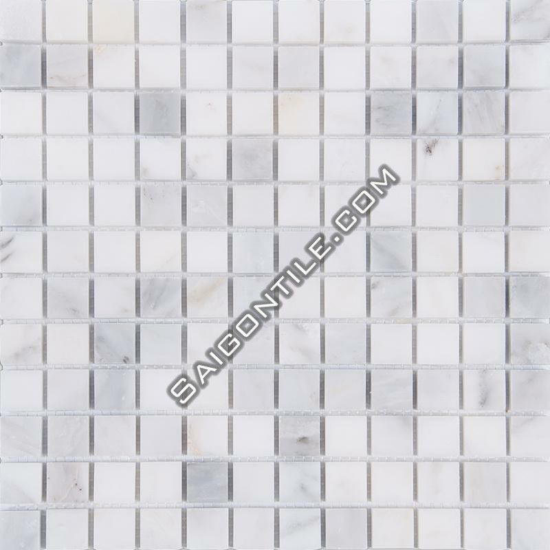 Gạch mosaic đá tự nhiên 23x23mm MK01-P
