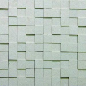 Gạch trang trí Mosaic Đá 3D1-WHITE