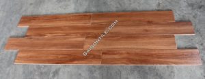 Gạch 15x80 vân gỗ màu cánh gián nhập khẩu Trung Quốc DW158K69