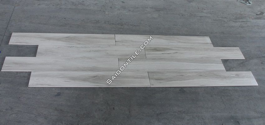 Gạch vân gỗ 20x120 màu trắng DMW122T41