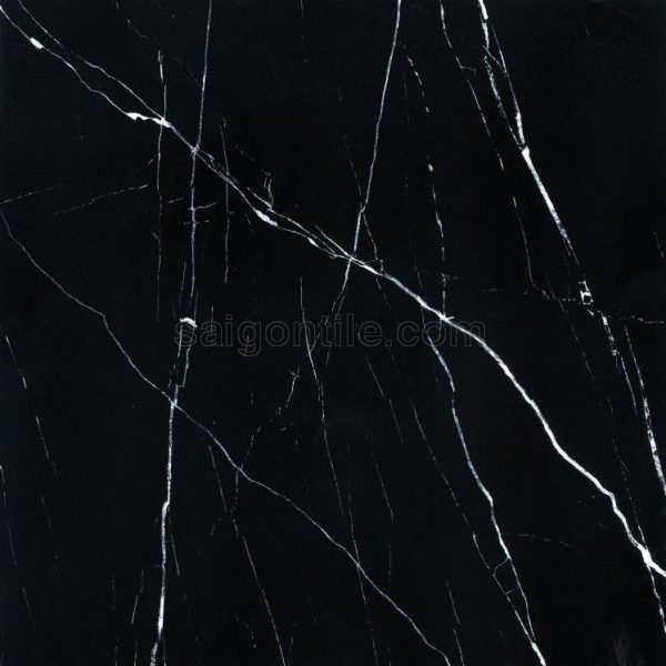 Gạch 80x80 marble negro marquina màu đen cao cấp nhập khẩu DBY88233
