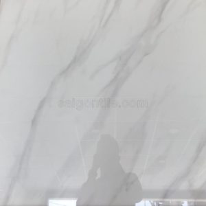 Gạch lát nền vi tinh marble trắng 80x80 siêu bóng nhập khẩu DK8T6164